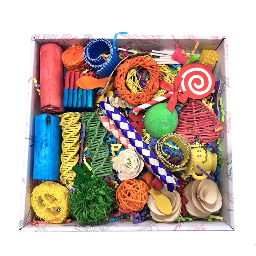 Happy Wings Toy Box Small Woofy and Whiskers Large
