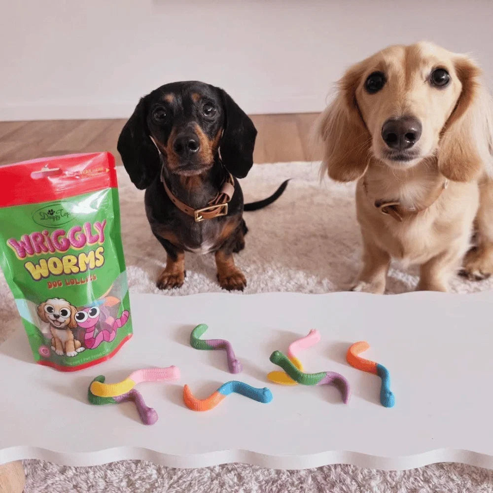 Wriggly Worm Dog Lollies