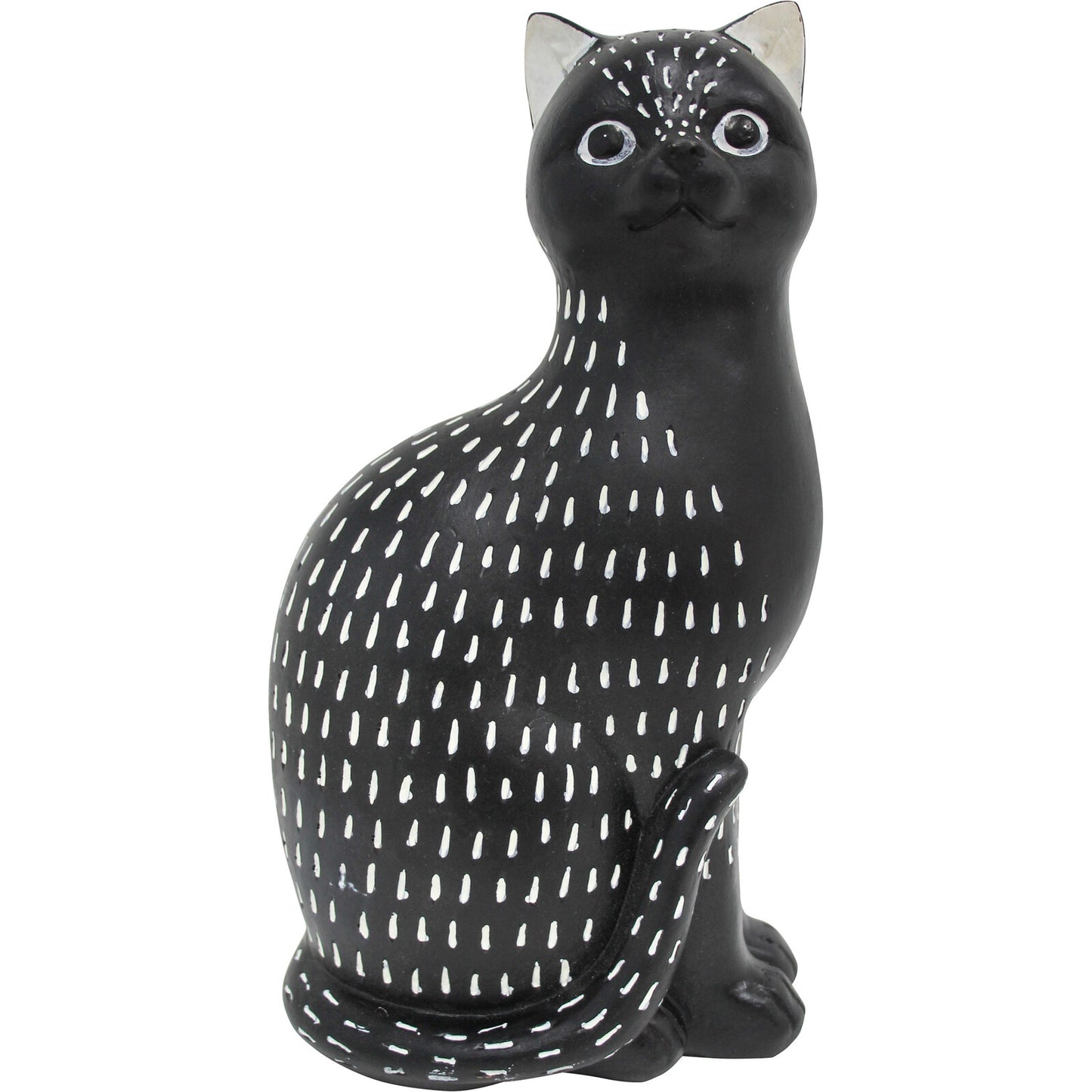 Black and White Cat Statue Cat Statue Lavida