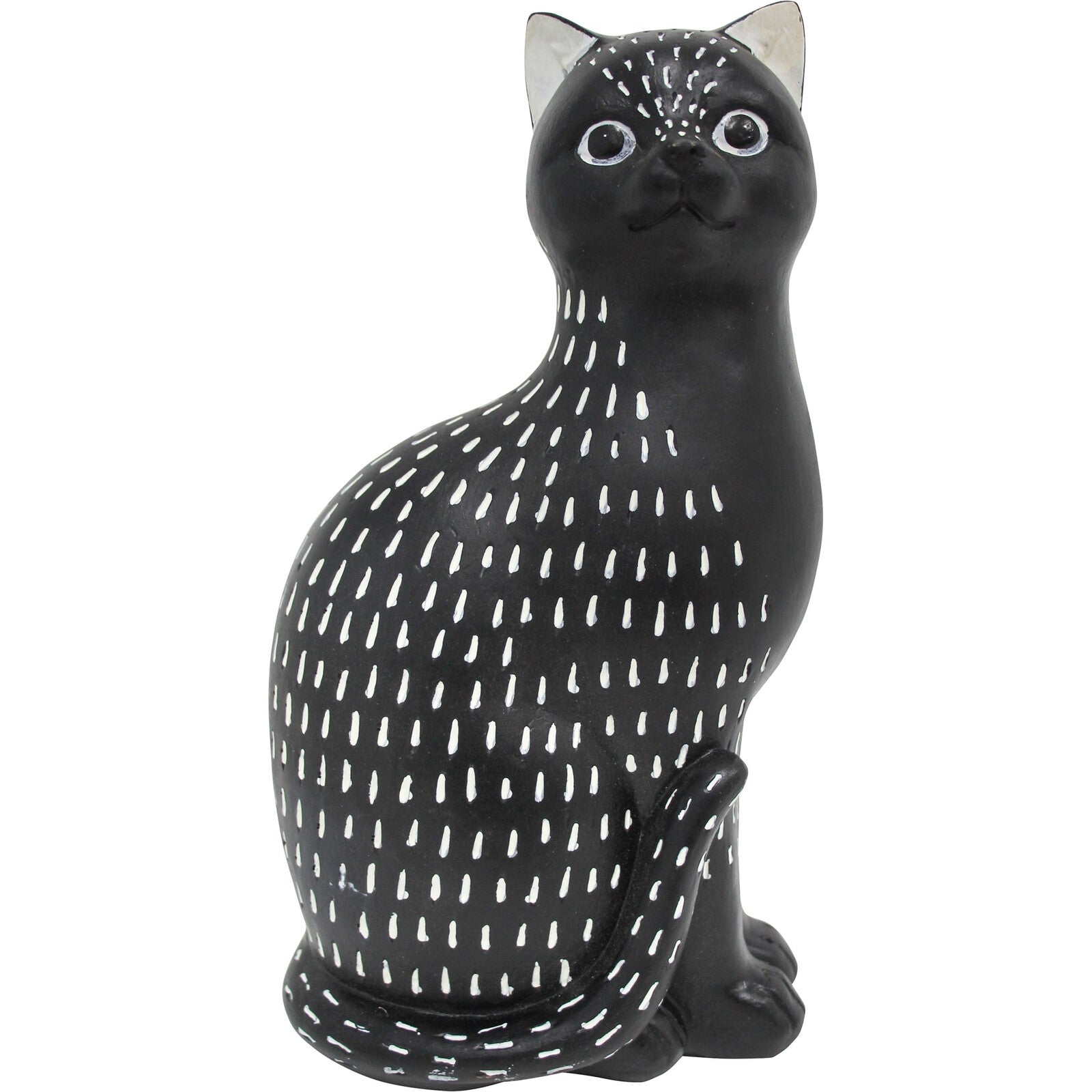 Black and White Cat Statue Cat Statue Lavida