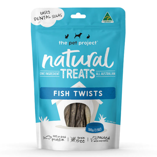 The Pet Project – Natural Treats – Fish Twists Natural Dog Treat The Pet Project Fish Twists