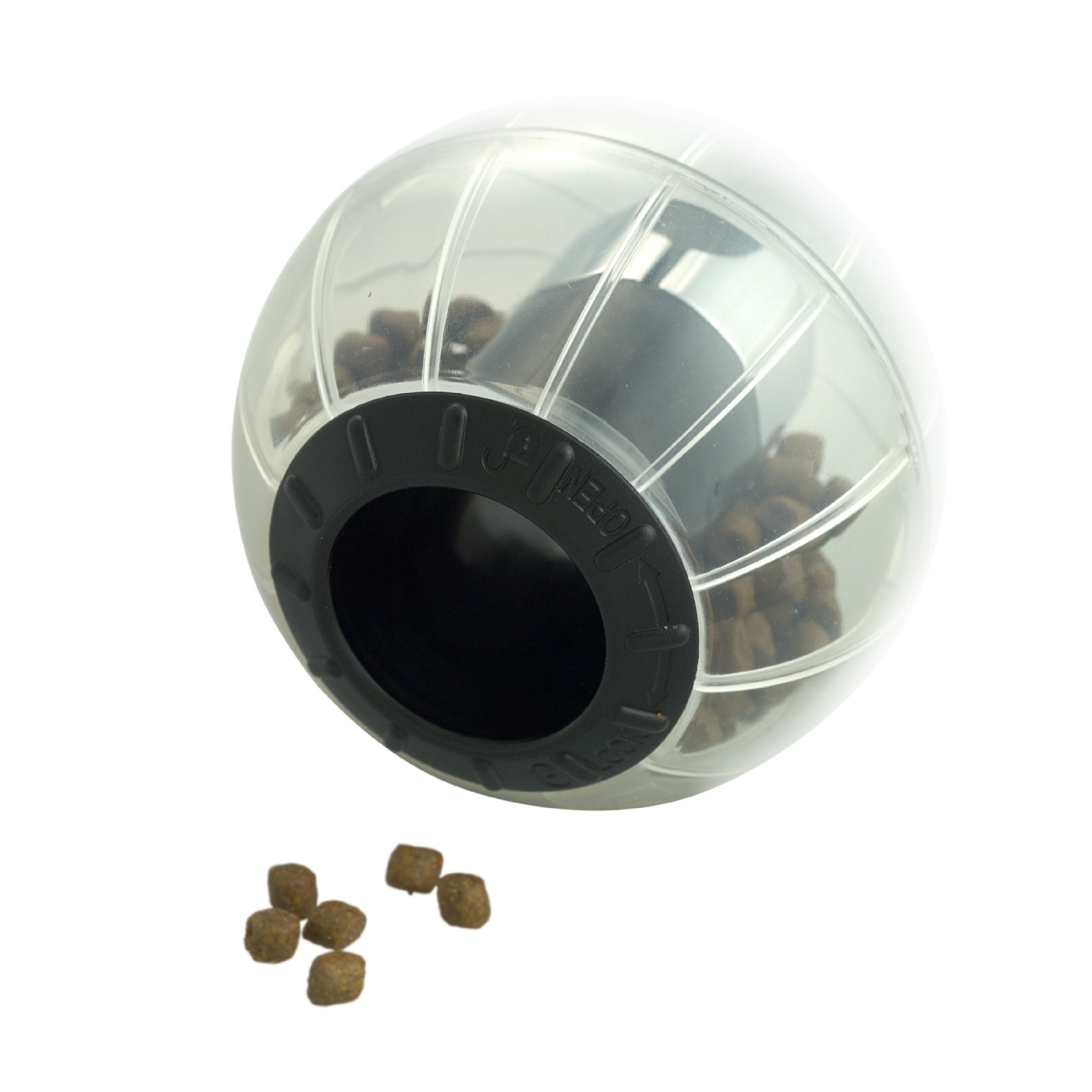 Buster Catrine Catmosphere Treat Dispensing Cat Ball Toy - Black Interactive cat toy buster Black