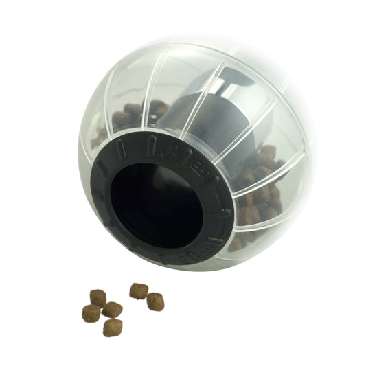 Buster Catrine Catmosphere Treat Dispensing Cat Ball Toy - Black Interactive cat toy buster Black
