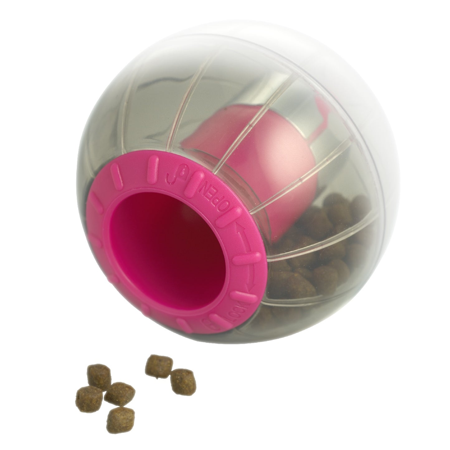 Buster Catrine Catmosphere Treat Dispensing Cat Ball Toy - Black Interactive cat toy buster Pink