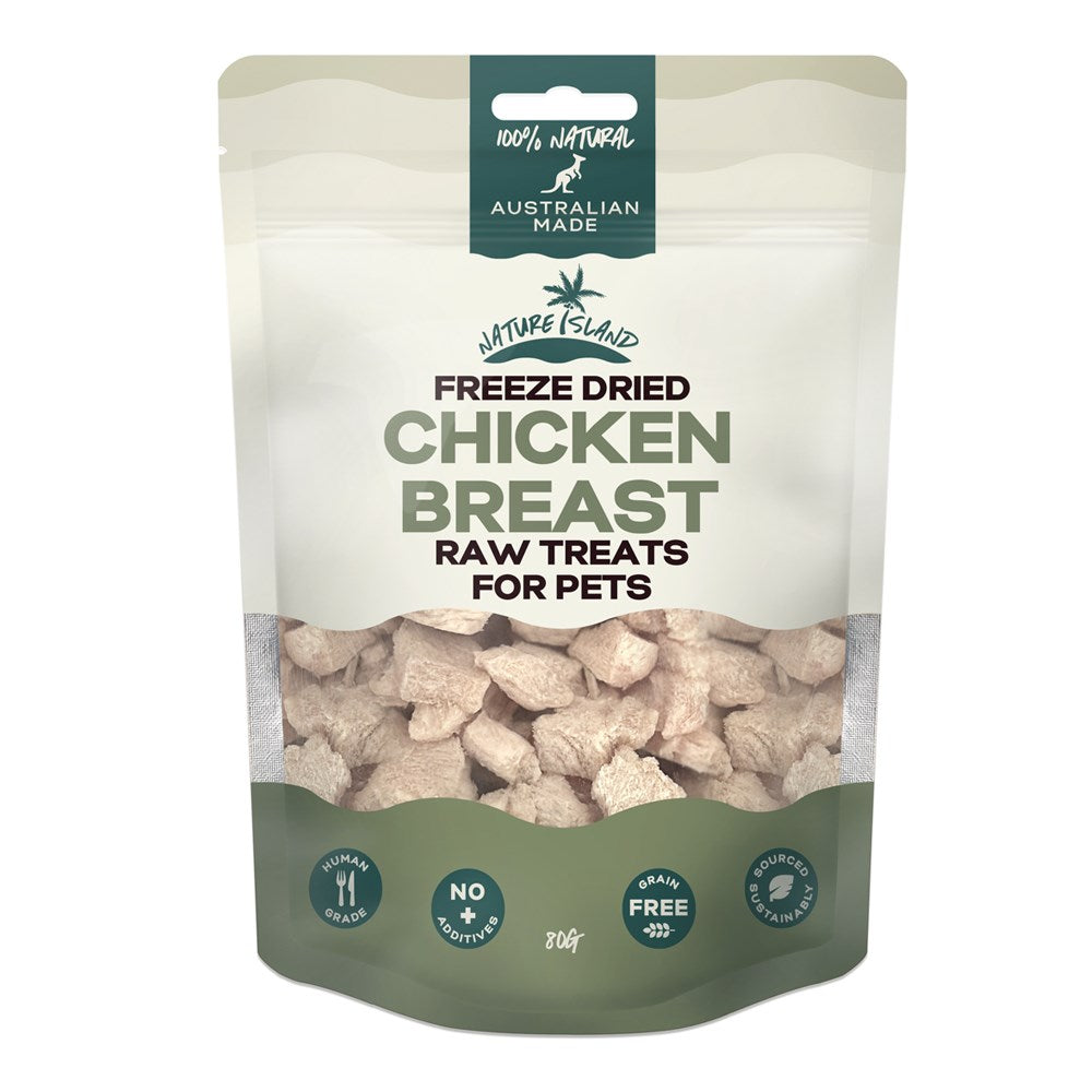 Nature Island Freeze Dried Cheese Cube treats 150g for Pets NI2914-CCm Pet treats Nature Island chicken breast