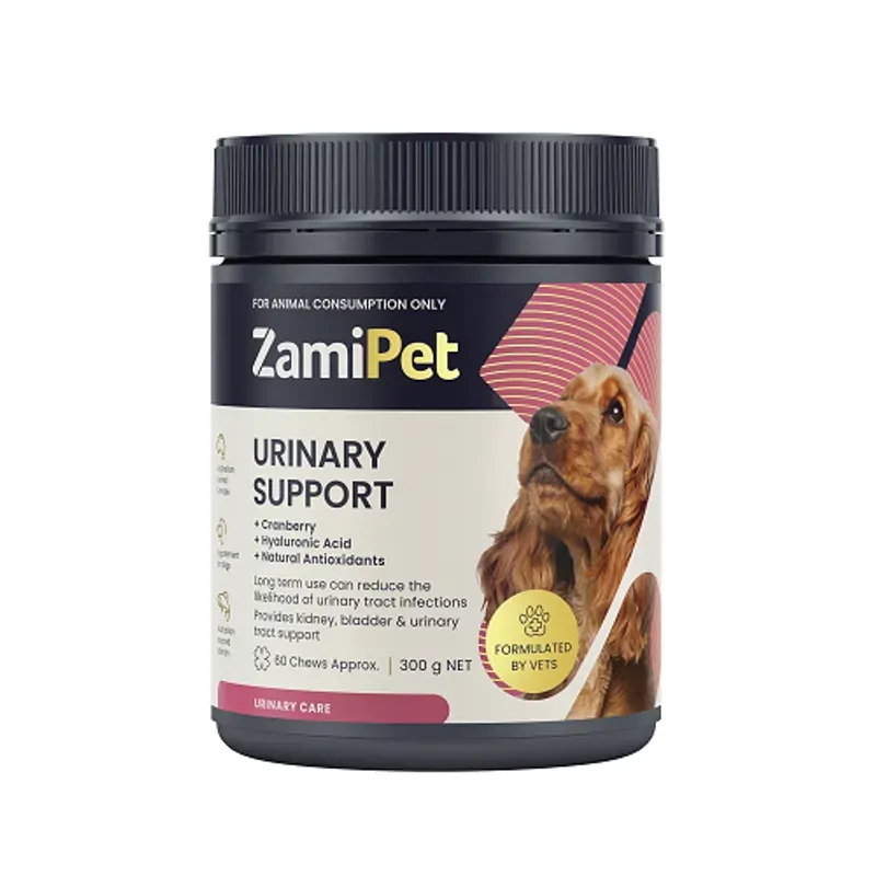 Zamipet Urinary Support For Dogs 300G 60 Chews Pet Vitamins & Supplements Zamipet