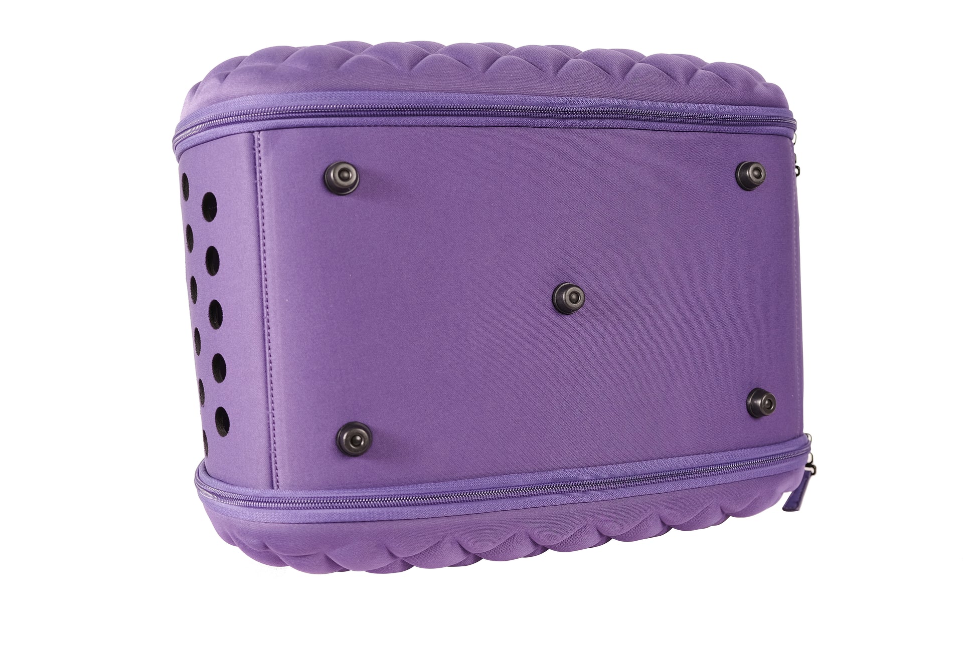 Ibiyaya Collapsible Pet Carrier with Shoulder Strap - Diamond Deluxe Purple Pet Carrier Ibiyaya
