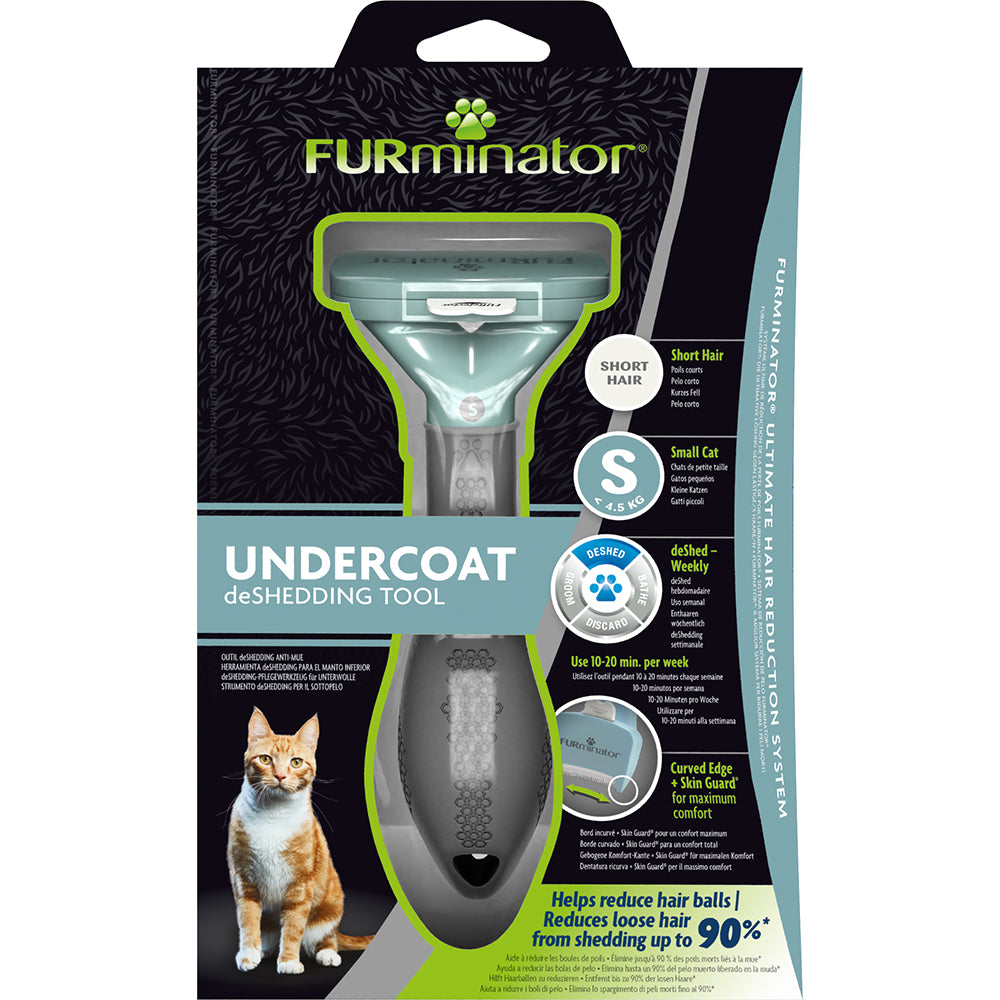 FURminator – Undercoat Deshedding Tool – Short Hair Cat Pet Care > Cleaning & Maintenance > Pet Grooming Supplies Furminator