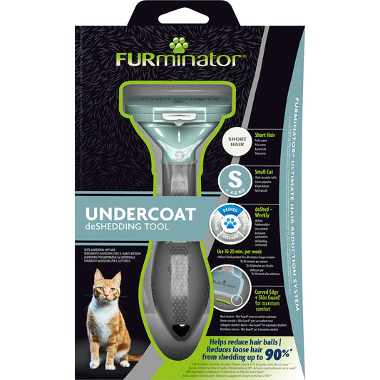 FURminator – Undercoat Deshedding Tool – Short Hair Cat Pet Care > Cleaning & Maintenance > Pet Grooming Supplies Furminator