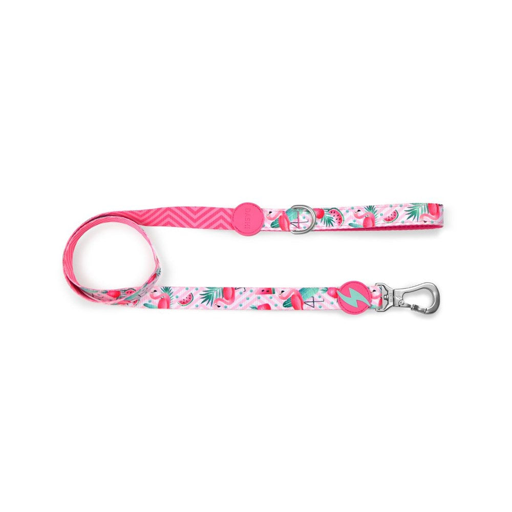 DASHI FLAMINGO NEO MESH Pet Collar & Harnesses DASHI Medium Leash