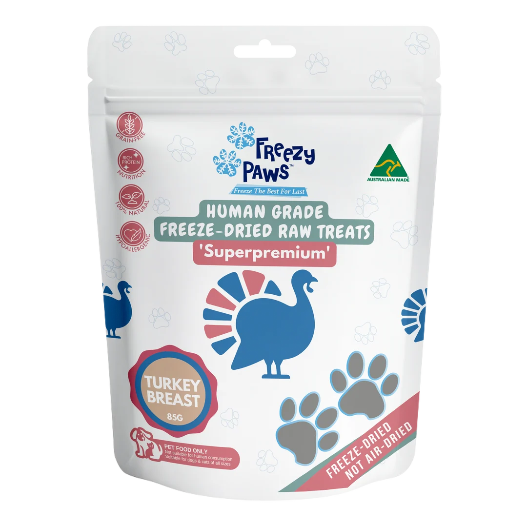 Freezy paws chicken drumettes Pet treats freezy paws Turkey Breast