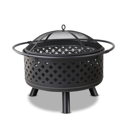 Grillz Fire Pit BBQ Grill 76cm Home & Garden > BBQ > BBQ Tools Woofy and Whiskers