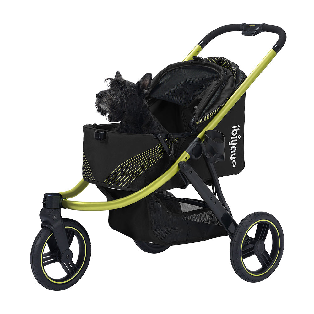 Ibiyaya The Beast Pet Jogging Stroller - Flash Grey pet stroller Ibiyaya