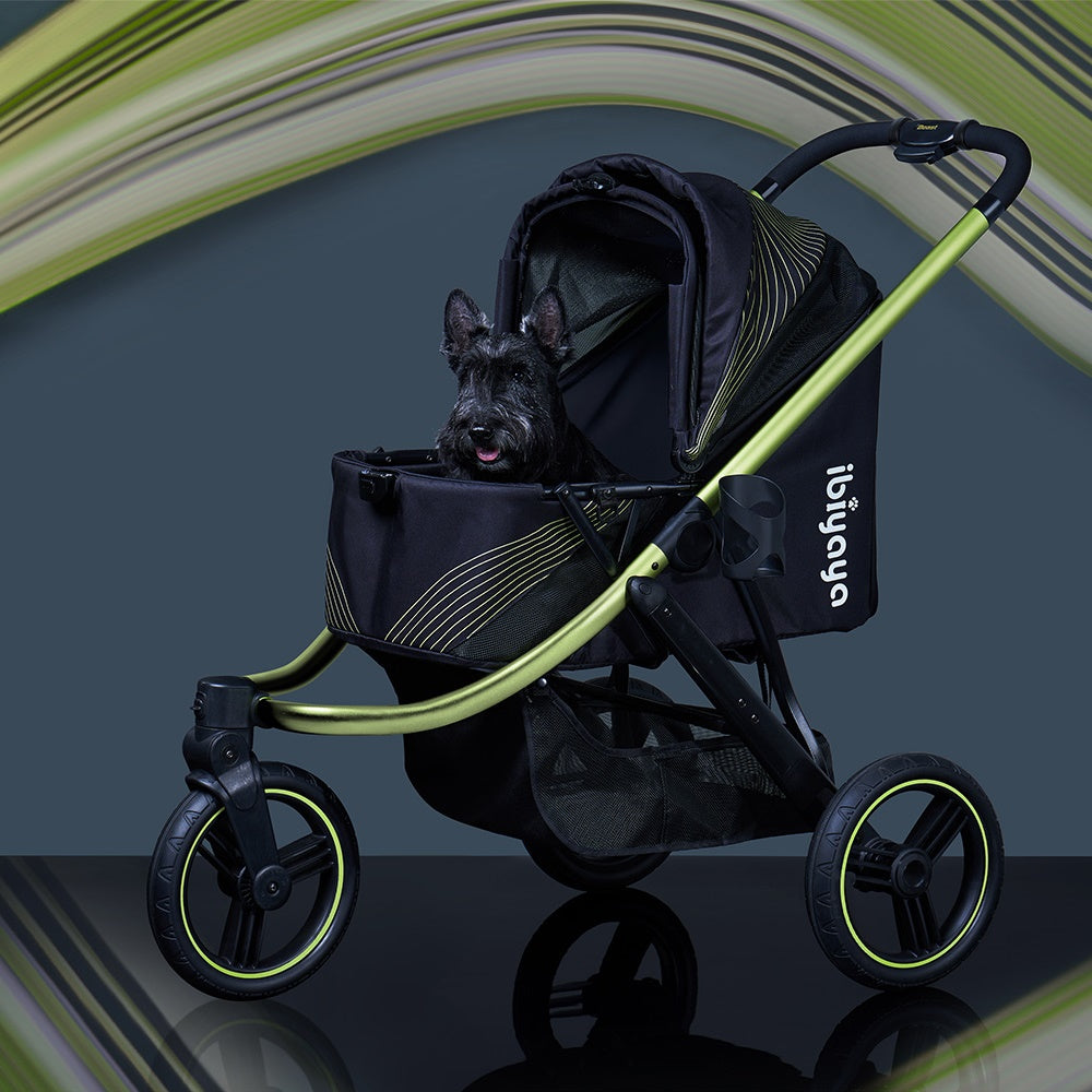 Ibiyaya The Beast Pet Jogging Stroller - Flash Grey pet stroller Ibiyaya