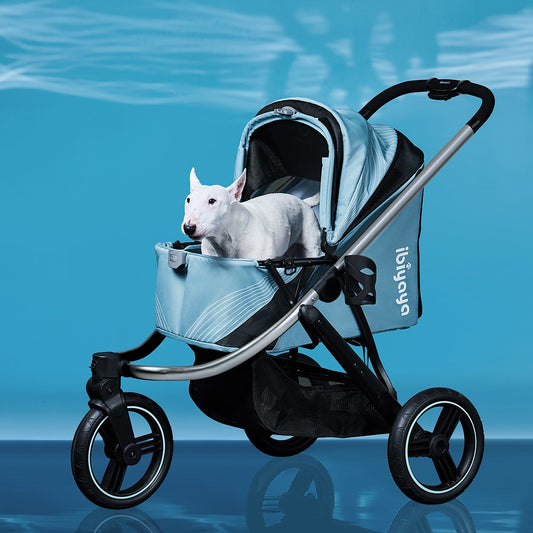 Ibiyaya The Beast Pet Jogging Stroller - Flash Grey pet stroller Ibiyaya
