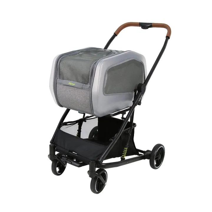 Ibiyaya NeoRider Multi-purpose Detachable Pet Stroller – Silver Mist pet stroller Ibiyaya