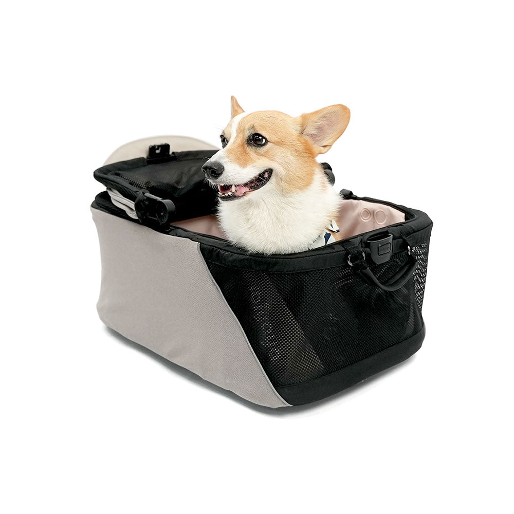 Ibiyaya Instacollapse Detachable Stroller - Taupe Pet Stroller Accessories ibiyaya