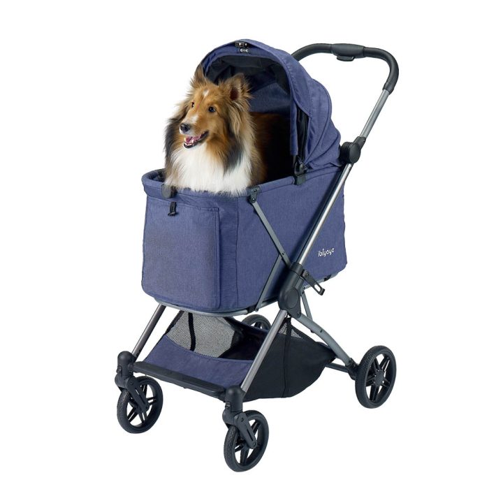 Ibiyaya Maxi Deep Carriage Pet Stroller – Gray pet stroller Ibiyaya
