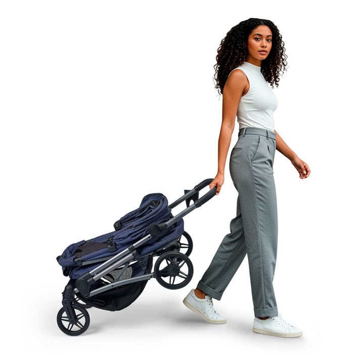 Ibiyaya Maxi Deep Carriage Pet Stroller – Gray pet stroller Ibiyaya