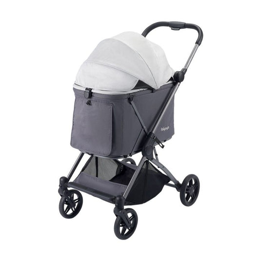 Ibiyaya Maxi Deep Carriage Pet Stroller – Gray pet stroller Ibiyaya Gray