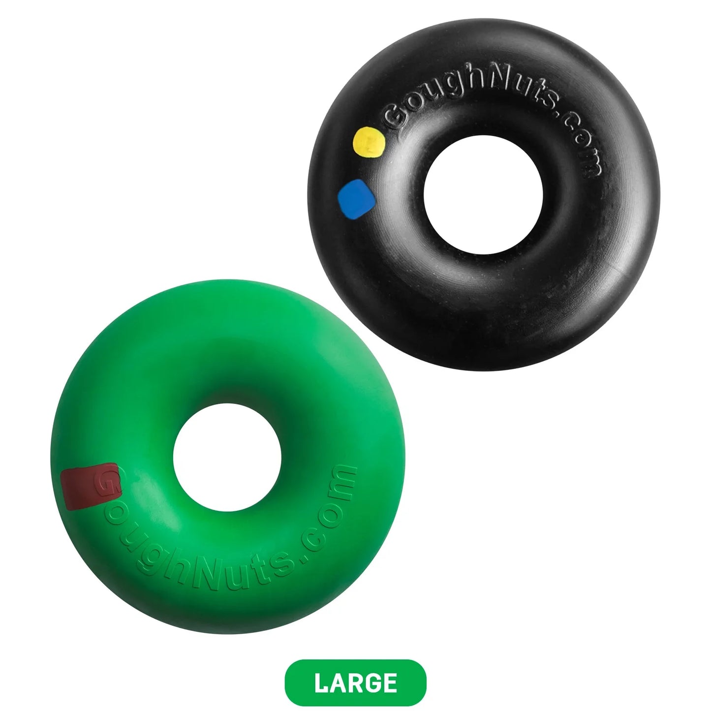 Goughnuts Dog Rings for Aggressive chewers tough dog toys Goughnuts Inc.