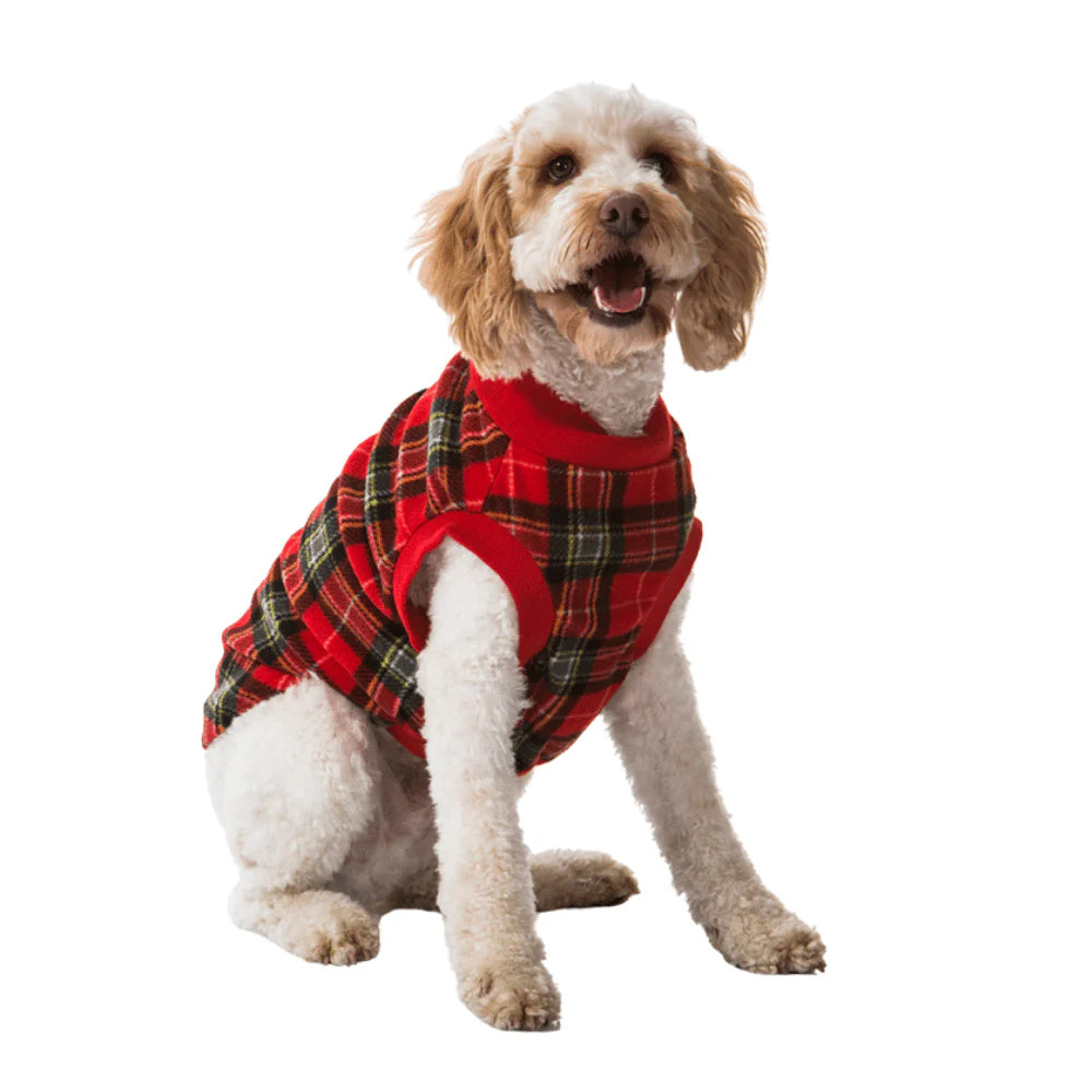 Hamish McBeth Red Tartan Dog Pyjamas Pet Care > Dog Supplies > Dog Apparel Hamish McBeth