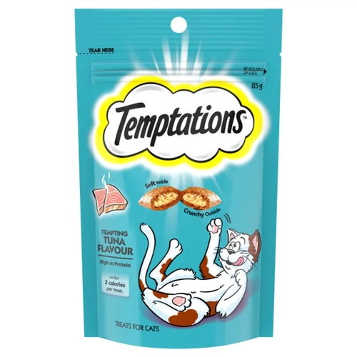 Temptations cat treats 85g Cat treats Temptations Tuna