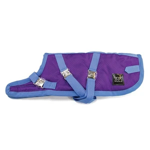 ZeeZ – Waterproof Supreme Dachshund Dog Coat – Navy Stone/Red Dog Coat ZEES 17 Purple