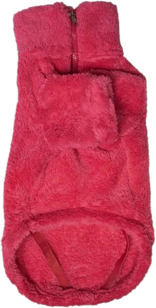 Dan & Sam Raspberry Sorbet Teddy fleece xs 20cm Woofy and Whiskers
