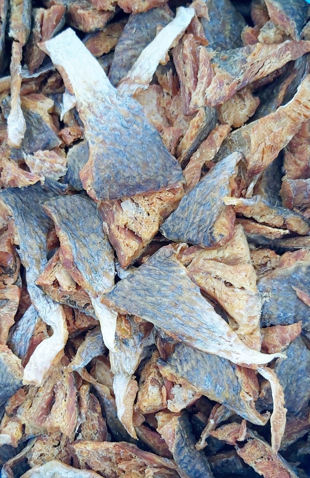 Barramundi Fillet Jerky 100g bag Woofy and Whiskers