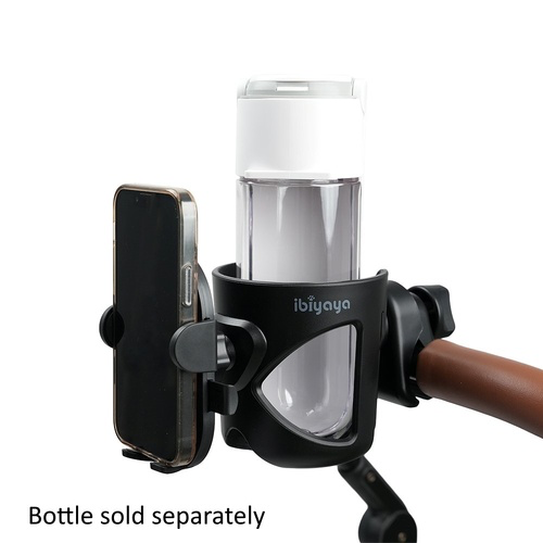 Ibiyaya 2 in 1 Cup-n-Phone Holder for Pet Strollers Pet Stroller Accessories Ibiyaya