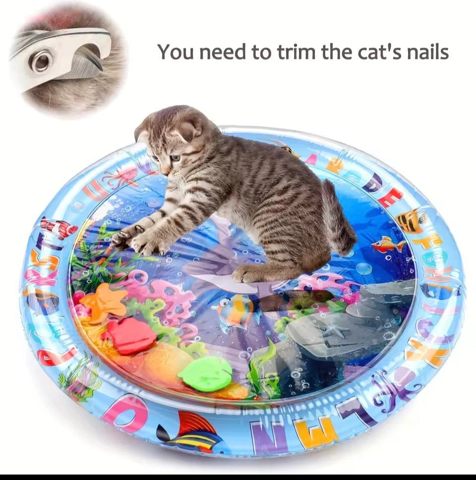 Cat water play mat Interactive cat toy ZEE