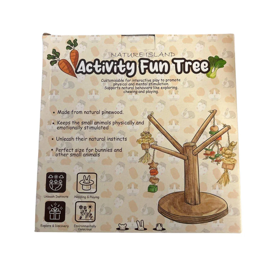 Nature Island Rabbit Activity Fun Tree small animal accessory Nature Island