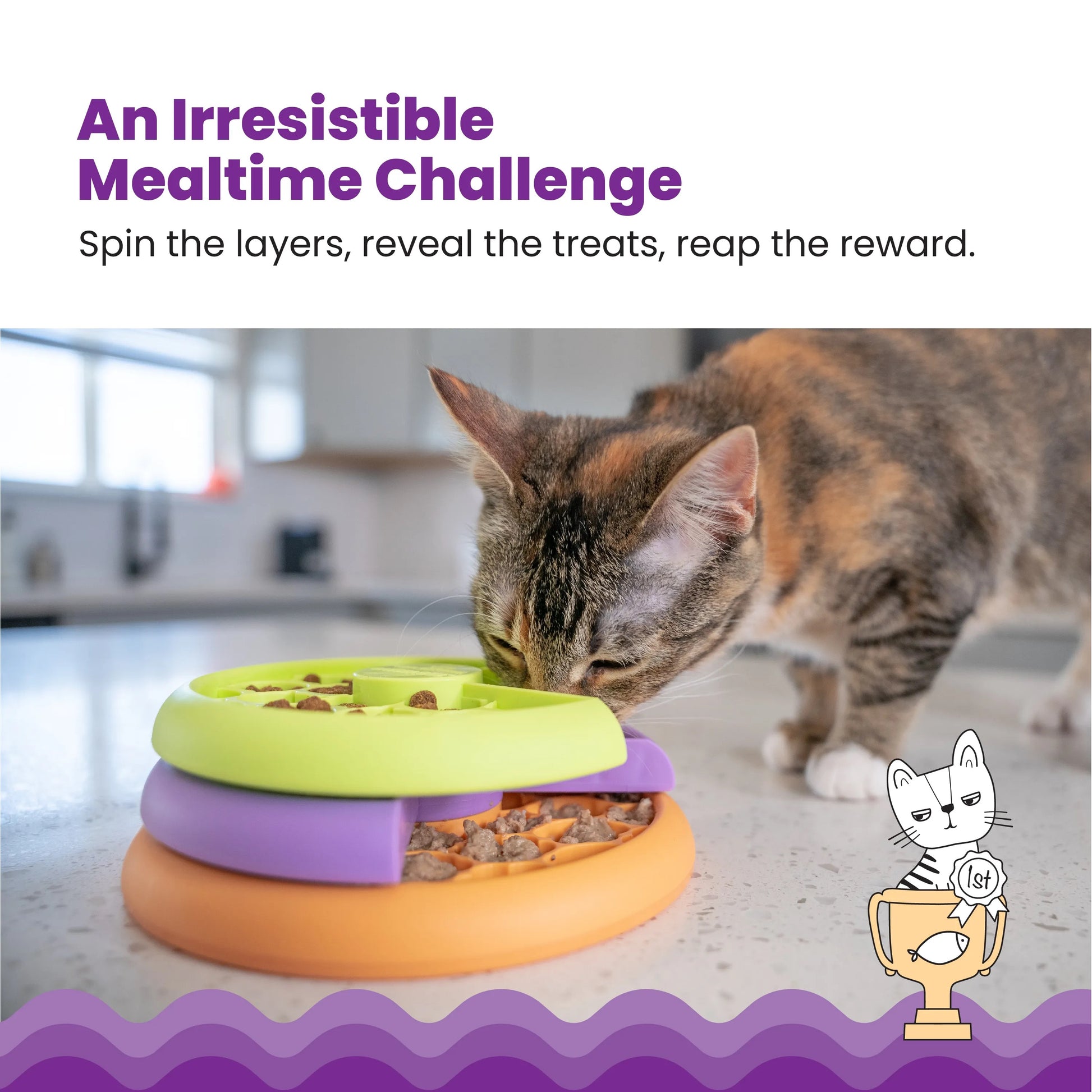 NINA OTTOSSON KITTY LICKIN LAYERSm Interactive cat toy Nina Ottoson