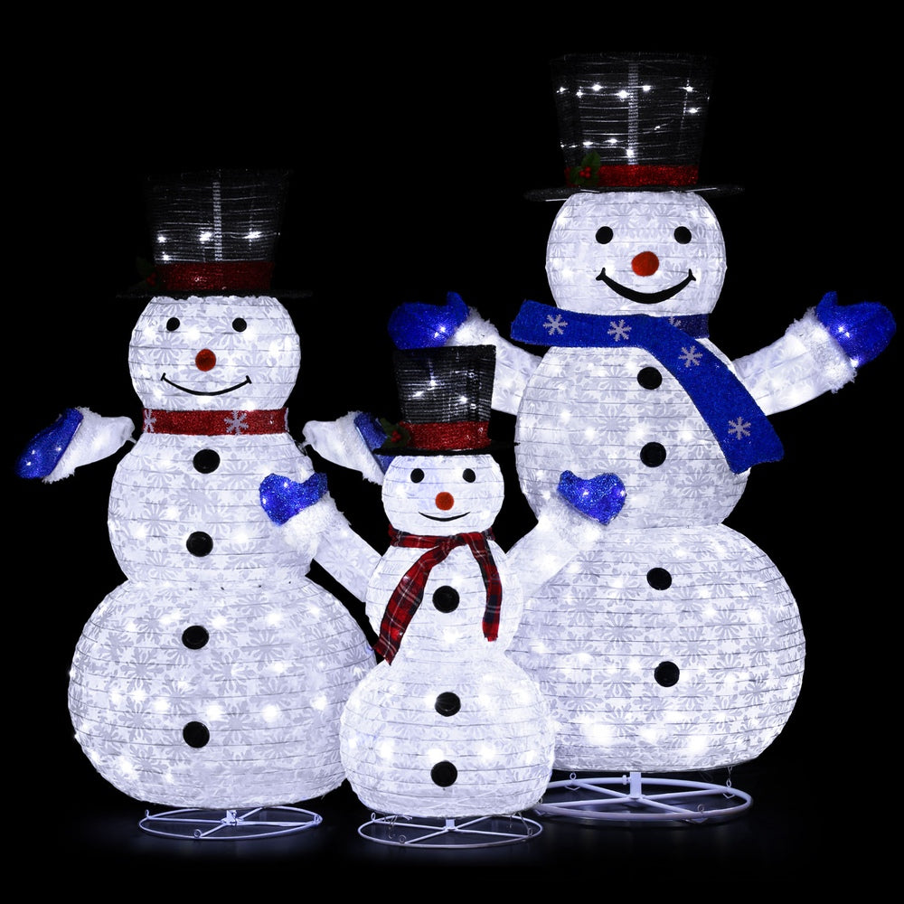 3 PCS Christmas Lights 330 LED Fairy Light Snowman Decorations Jingle Jollys Occasions > Christmas > Outdoor Decorations & Lights Jingle Jollys