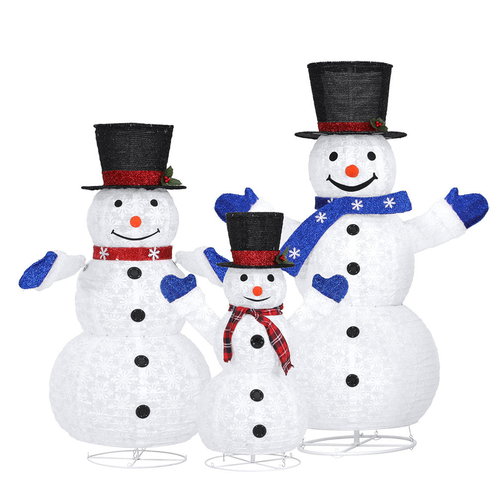3 PCS Christmas Lights 330 LED Fairy Light Snowman Decorations Jingle Jollys Occasions > Christmas > Outdoor Decorations & Lights Jingle Jollys