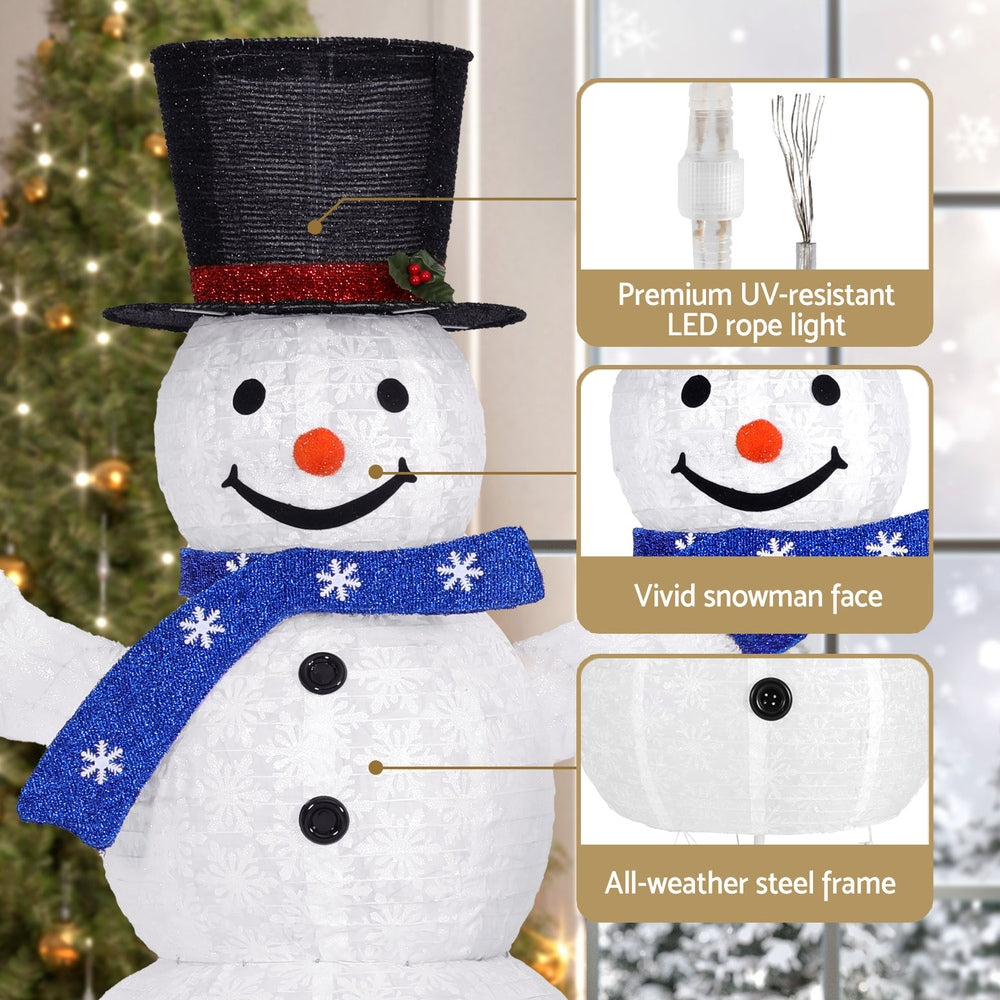 3 PCS Christmas Lights 330 LED Fairy Light Snowman Decorations Jingle Jollys Occasions > Christmas > Outdoor Decorations & Lights Jingle Jollys