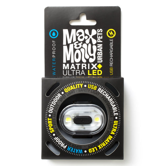 Max & Molly Matrix Ultra LED Harness/Collar Safety light Collar safety light Max & Molly Urban Pets Pink