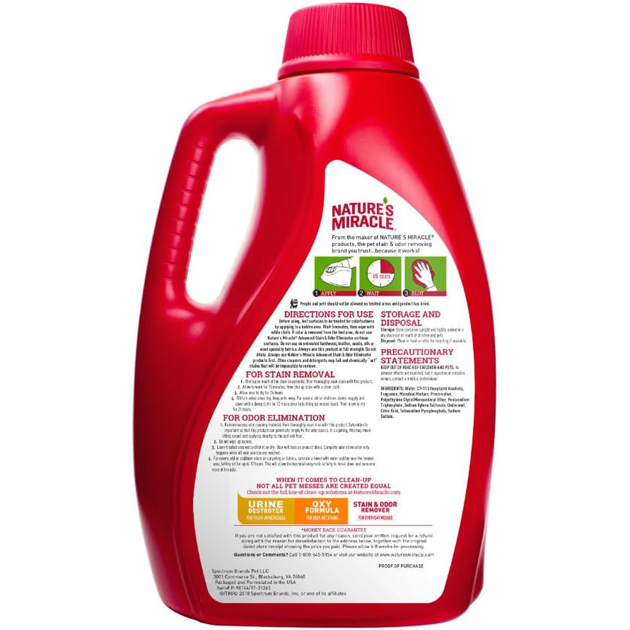 Nature’s Miracle – Advanced Stain & Odor Eliminator (Cat) 946ml Nature's Miracle 3.78ML