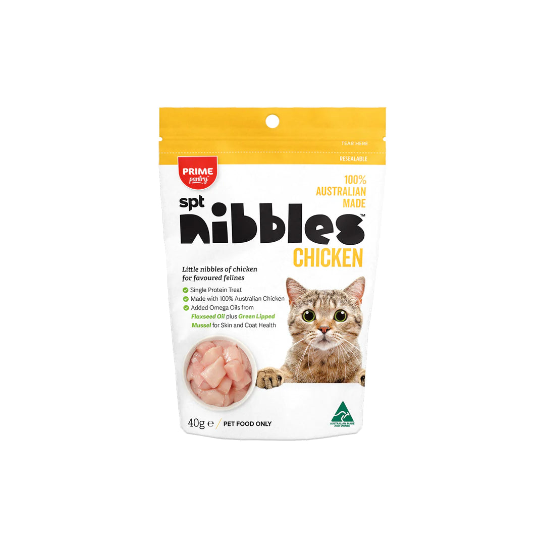 PRIME PANTRY NIBBLES CAT TREAT KANGAROO 40G Cat treats Prime Chicken