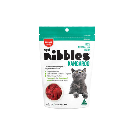 PRIME PANTRY NIBBLES CAT TREAT KANGAROO 40G Cat treats Prime Kangaroo