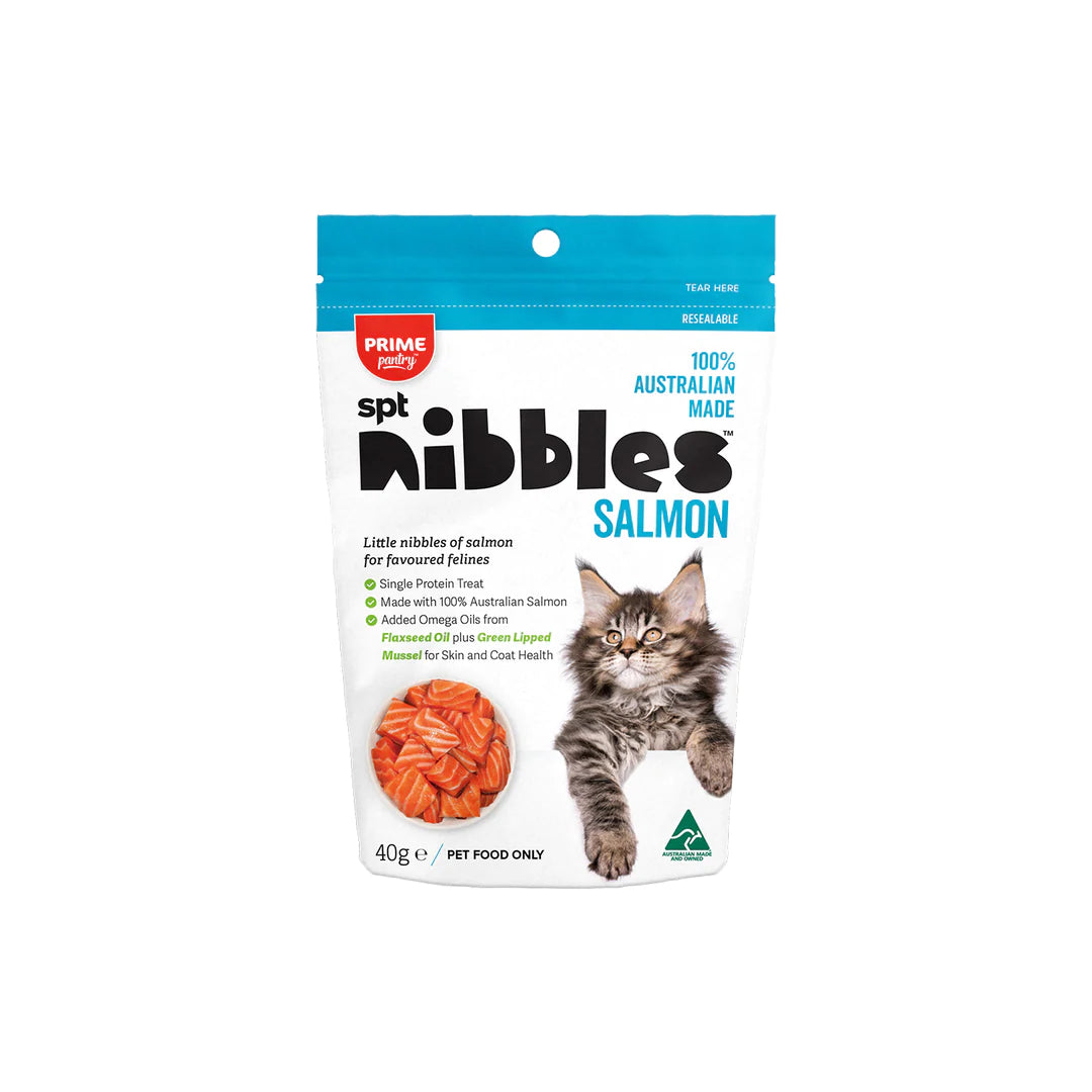 PRIME PANTRY NIBBLES CAT TREAT KANGAROO 40G Cat treats Prime Salmon