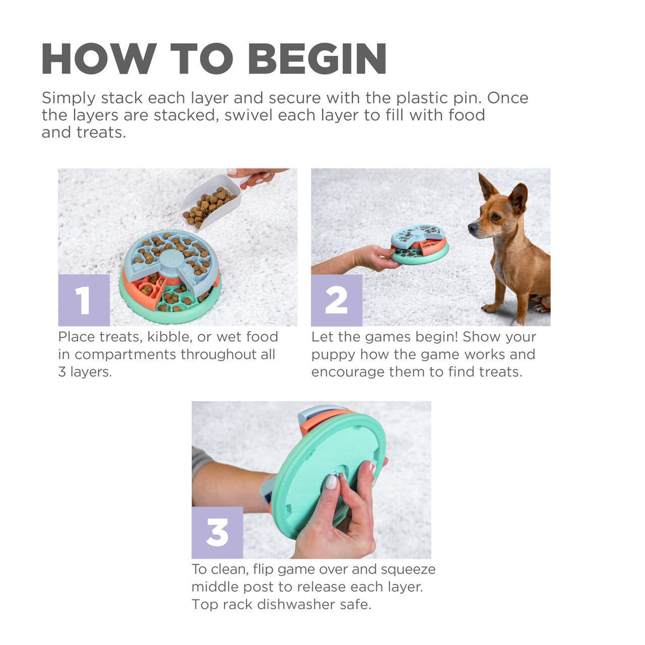 NINA OTTOSSON PUPPY LICKIN' LAYERS interactive dog toy Nina Ottoson