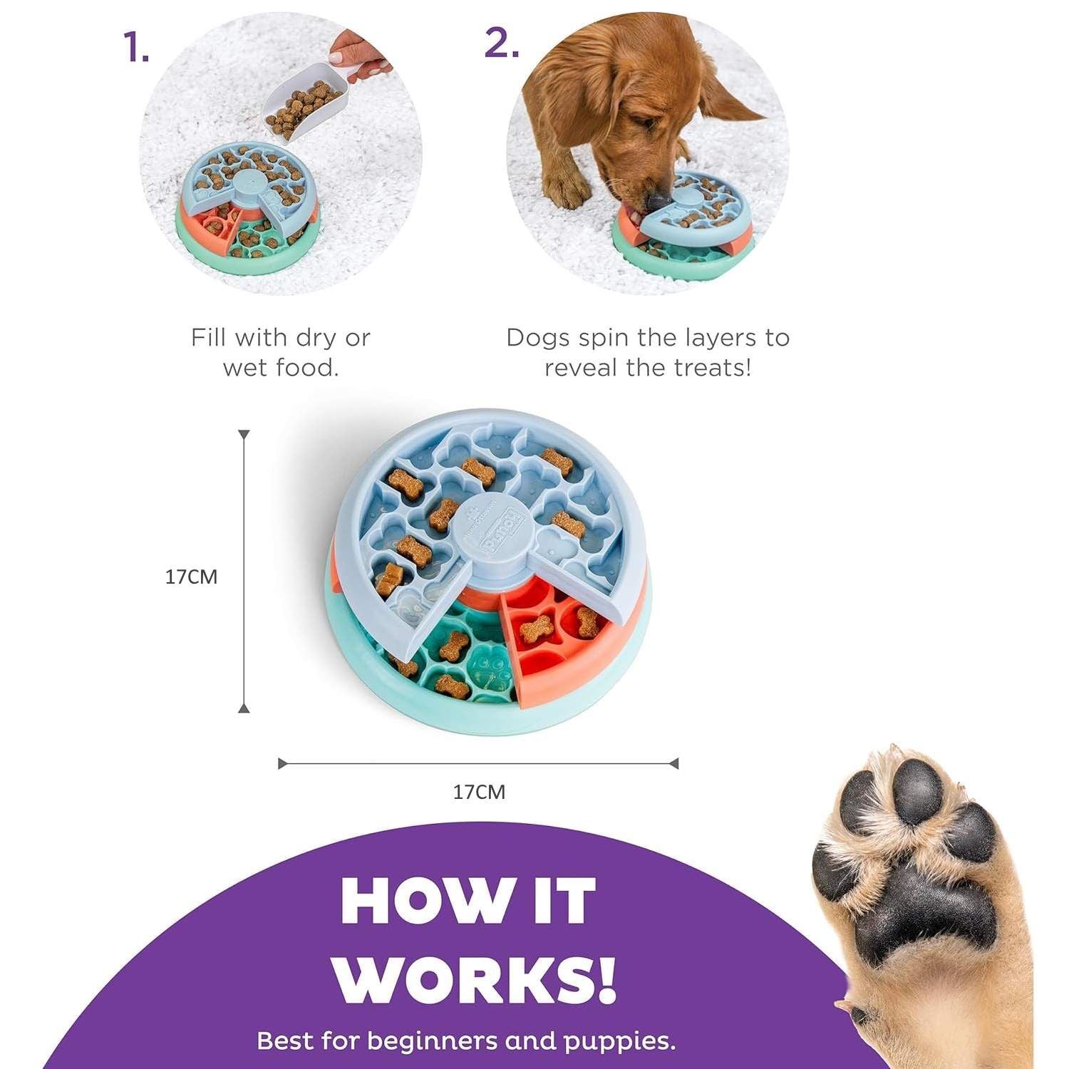 NINA OTTOSSON PUPPY LICKIN' LAYERS interactive dog toy Nina Ottoson