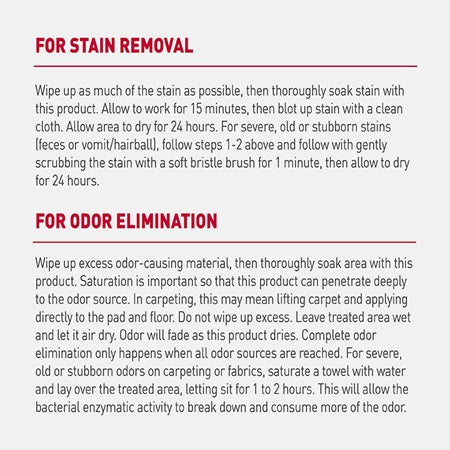 Nature’s Miracle – Advanced Stain & Odor Eliminator (Cat) 946ml Nature's Miracle