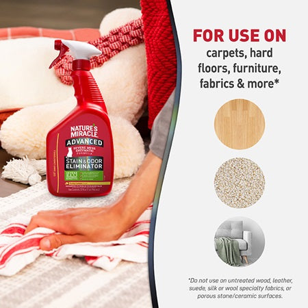 Nature’s Miracle – Advanced Stain & Odor Eliminator (Cat) 946ml Nature's Miracle