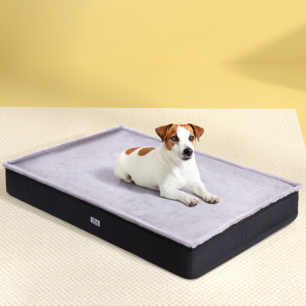 i.Pet Pet Bed Dog Cat Large Calming Soft Sofa Foam Cushion Washable Cover Grey Pet Care > Dog Supplies > Dog Beds ipet