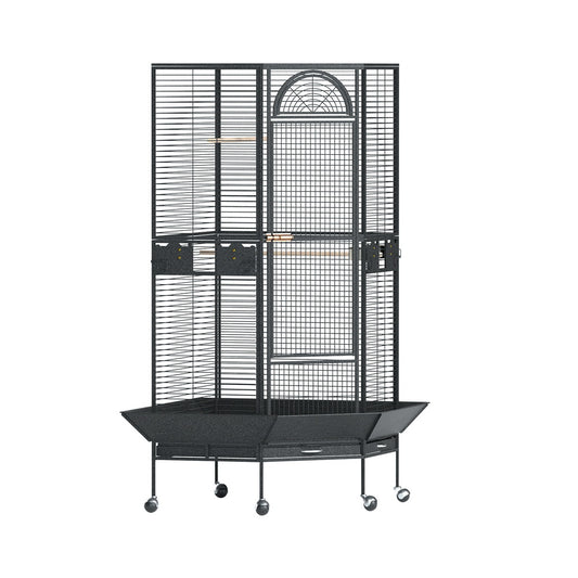i.Pet Bird Cage Large Jumbo Aviary Budgie Perch Cage Parrot Stand Wheels Corner Pet Care > Bird > Bird Cages & Stands ipet