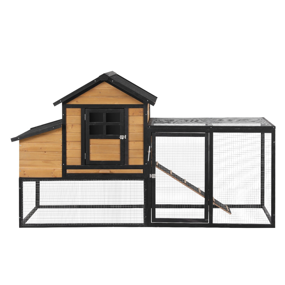 i.Pet Chicken Coop Rabbit Hutch Extra Large Wooden Run Cage Bunny House Outdoor Pet Care > Coops & Hutches > Small Animal Habitats & Cages Woofy and Whiskers