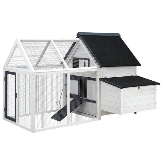 i.Pet Chicken Coop Rabbit Hutch 166cm x 120cm x 112cm Large House Run Cage XL Bunny Wooden Pet Care > Coops & Hutches > Small Animal Habitats & Cages Woofy and Whiskers